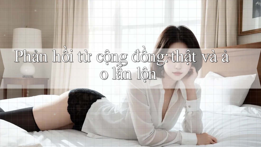 Phản hồi từ cộng đồng: thật và ảo lẫn lộn Phản hồi từ cộng đồng: thật và ảo lẫn lộn
