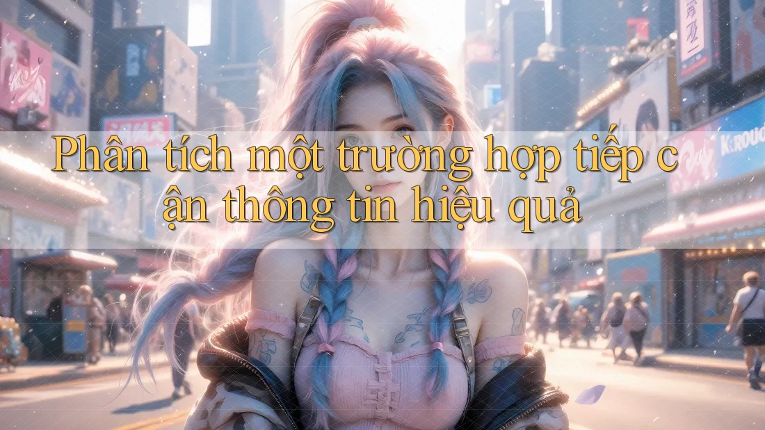 Phân tích một trường hợp tiếp cận thông tin hiệu quả Phân tích một trường hợp tiếp cận thông tin hiệu quả