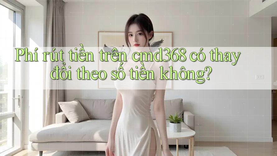 Phí rút tiền trên cmd368 có thay đổi theo số tiền không? Phí rút tiền trên cmd368 có thay đổi theo số tiền không?