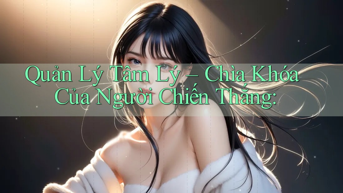 Quản Lý Tâm Lý – Chìa Khóa Của Người Chiến Thắng: Quản Lý Tâm Lý – Chìa Khóa Của Người Chiến Thắng: