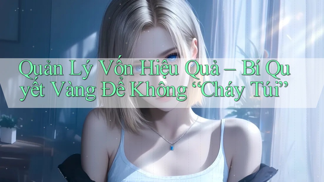 Quản Lý Vốn Hiệu Quả – Bí Quyết Vàng Để Không “Cháy Túi”