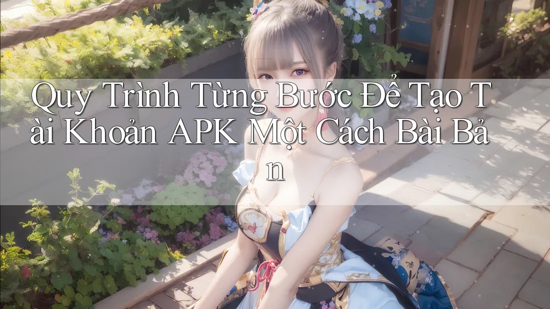 Quy Trình Từng Bước Để Tạo Tài Khoản APK Một Cách Bài Bản