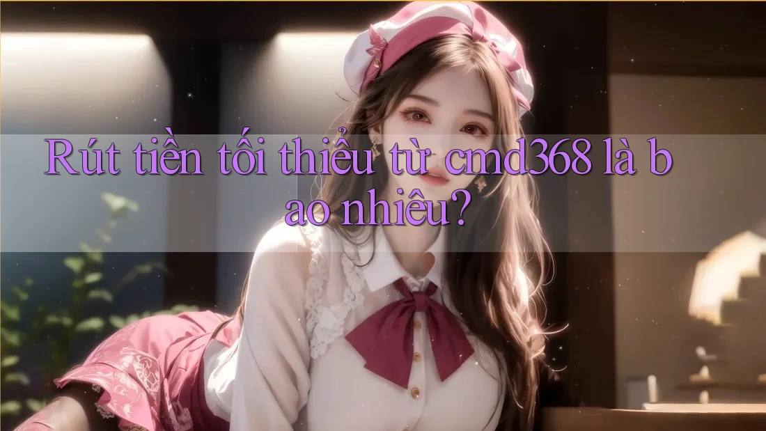 Rút tiền tối thiểu từ cmd368 là bao nhiêu?