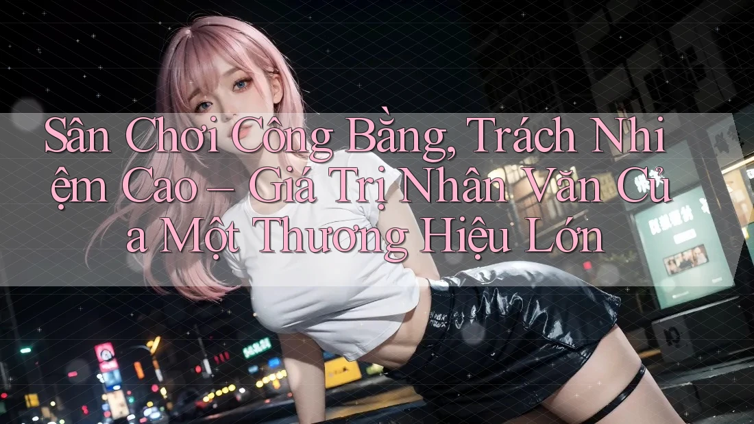 Sân Chơi Công Bằng, Trách Nhiệm Cao – Giá Trị Nhân Văn Của Một Thương Hiệu Lớn Sân Chơi Công Bằng, Trách Nhiệm Cao – Giá Trị Nhân Văn Của Một Thương Hiệu Lớn