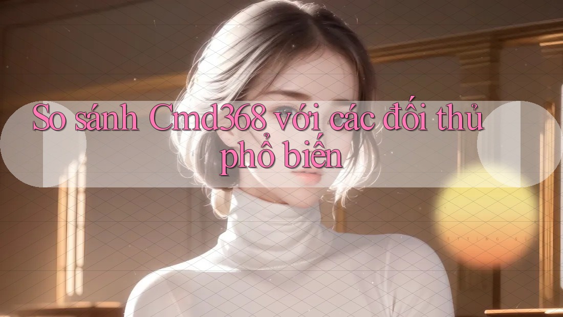 So sánh Cmd368 với các đối thủ phổ biến So sánh Cmd368 với các đối thủ phổ biến