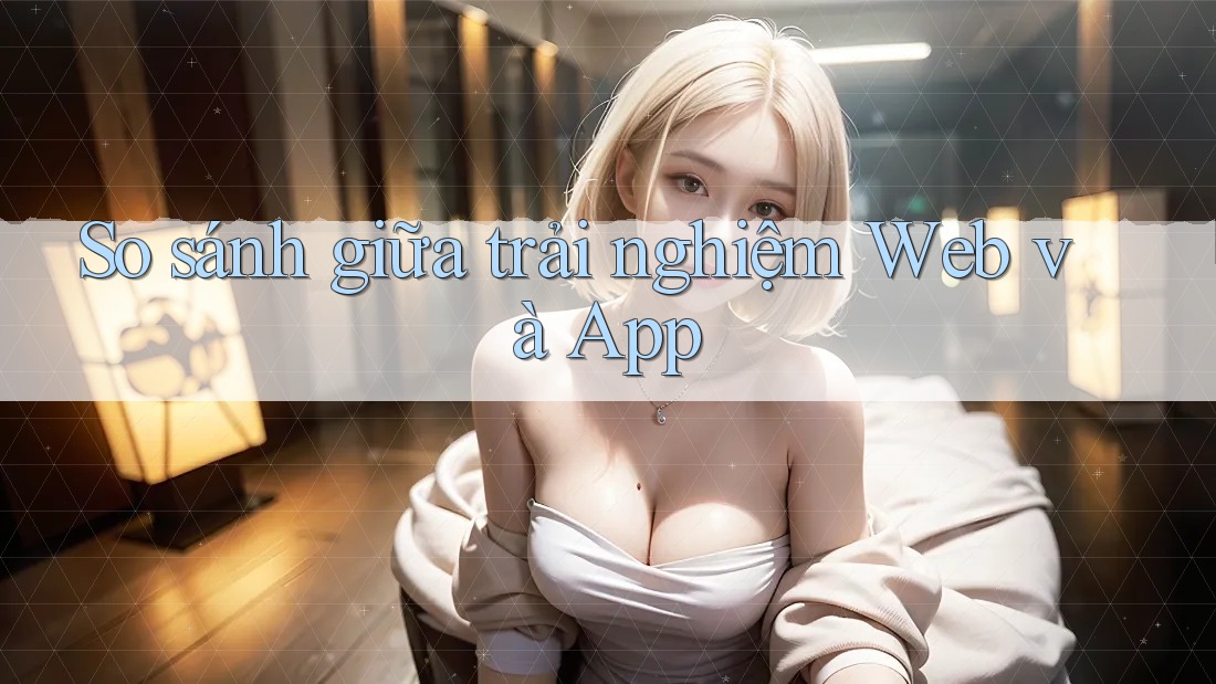 So sánh giữa trải nghiệm Web và App So sánh giữa trải nghiệm Web và App