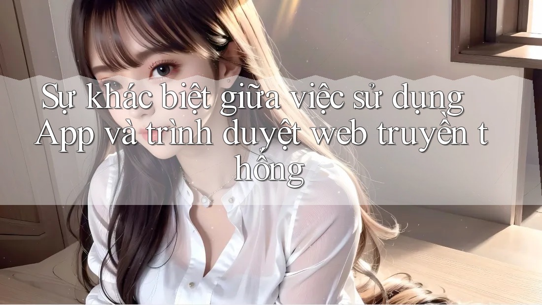 Sự khác biệt giữa việc sử dụng App và trình duyệt web truyền thống Sự khác biệt giữa việc sử dụng App và trình duyệt web truyền thống