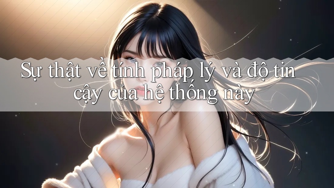 Sự thật về tính pháp lý và độ tin cậy của hệ thống này Sự thật về tính pháp lý và độ tin cậy của hệ thống này