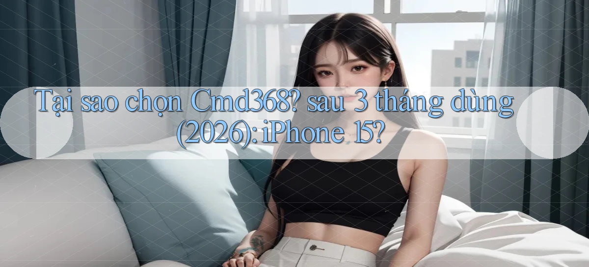 Tại sao chọn Cmd368 sau 3 tháng dùng (2026) iPhone 15