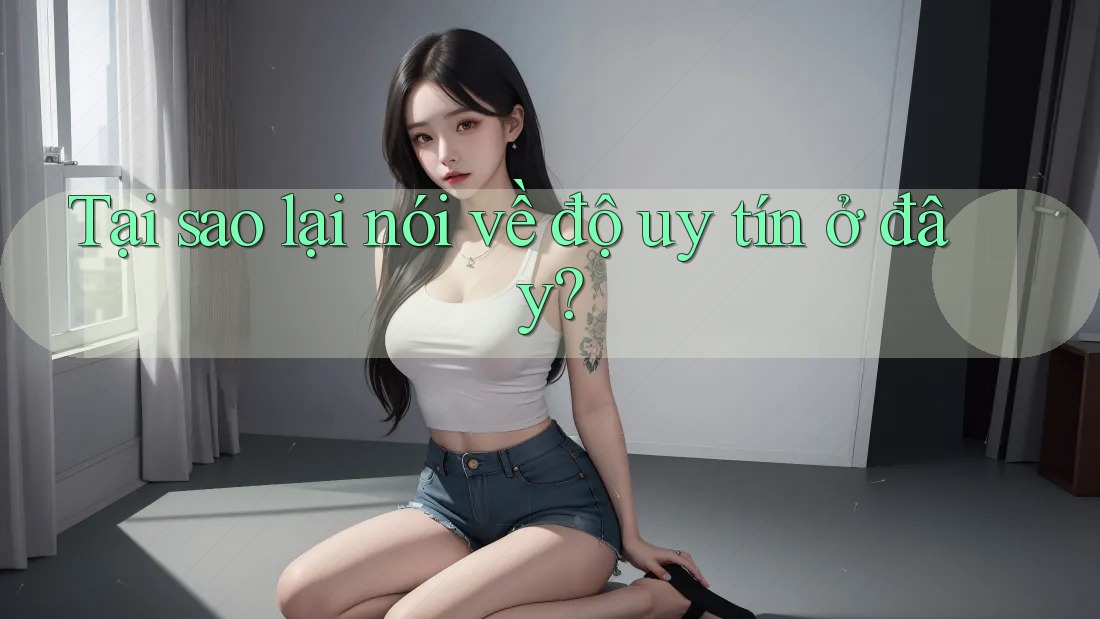 Tại sao lại nói về độ uy tín ở đây? Tại sao lại nói về độ uy tín ở đây?
