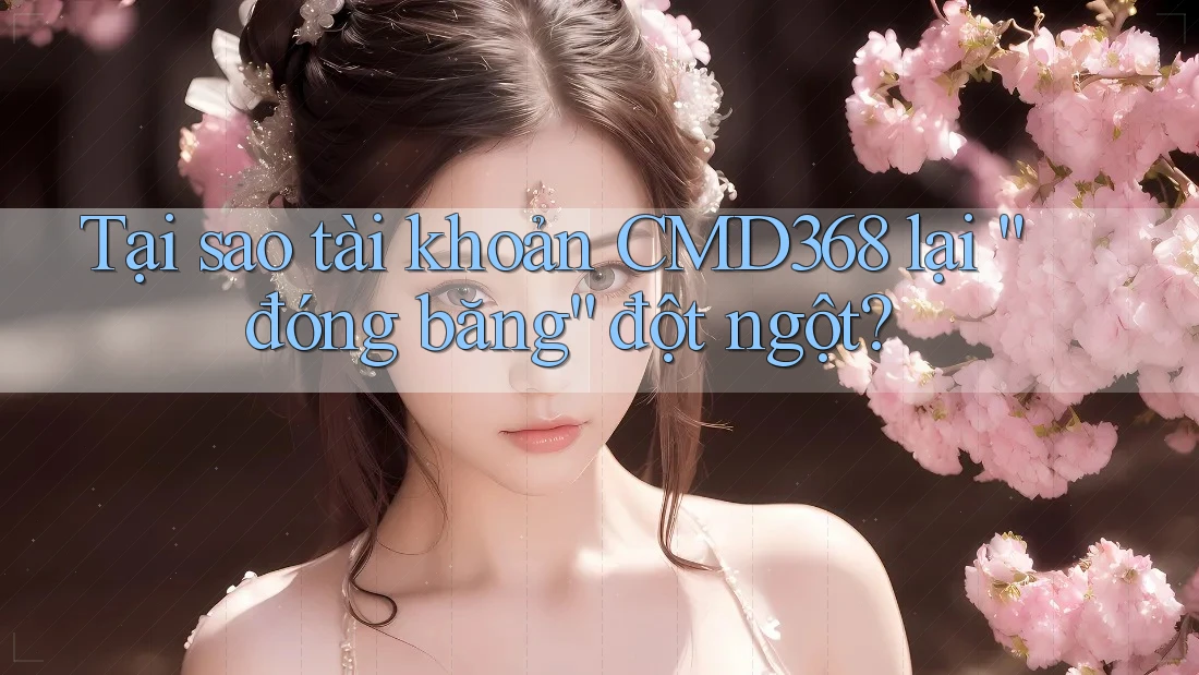Tại sao tài khoản CMD368 lại “đóng băng” đột ngột? Tại sao tài khoản CMD368 lại “đóng băng” đột ngột?