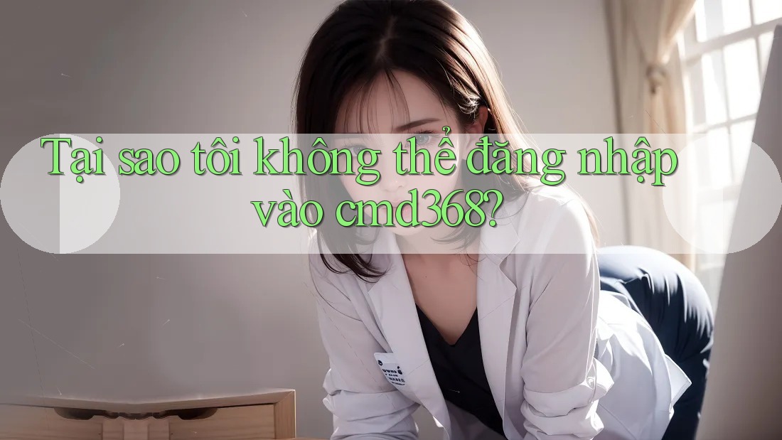 Tại sao tôi không thể đăng nhập vào cmd368? Tại sao tôi không thể đăng nhập vào cmd368?