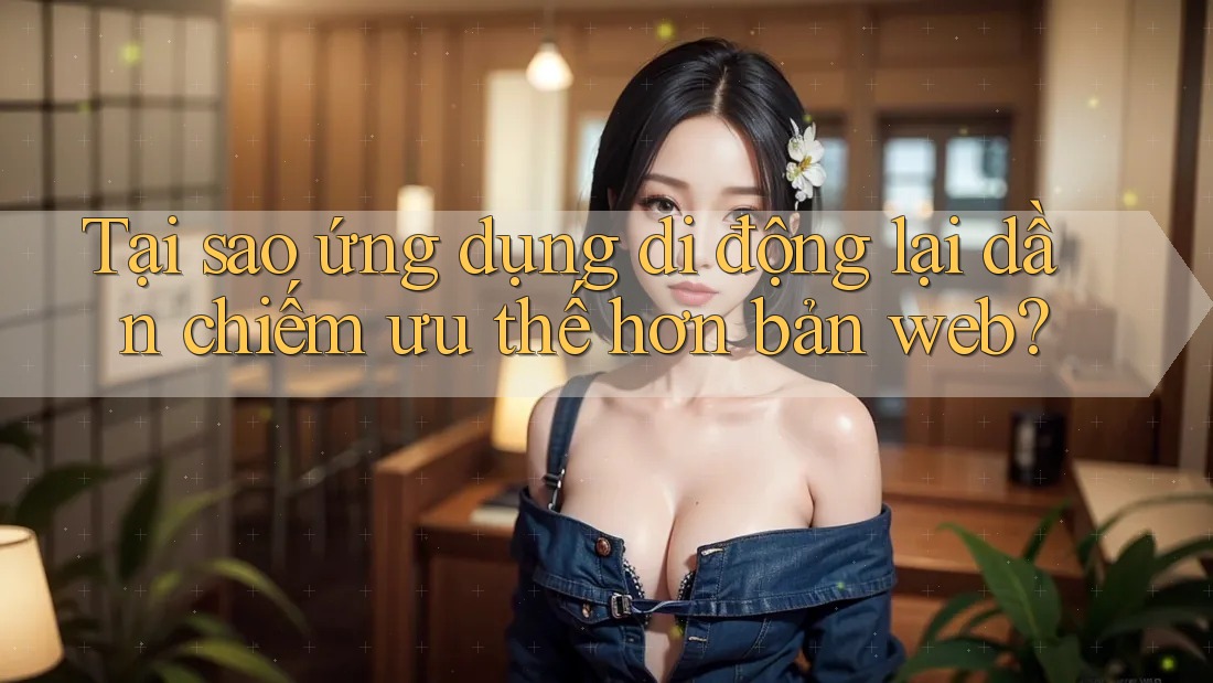 Tại sao ứng dụng di động lại dần chiếm ưu thế hơn bản web?