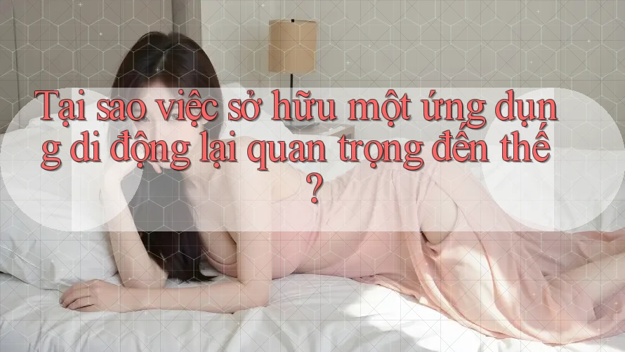 Tại sao việc sở hữu một ứng dụng di động lại quan trọng đến thế? Tại sao việc sở hữu một ứng dụng di động lại quan trọng đến thế?