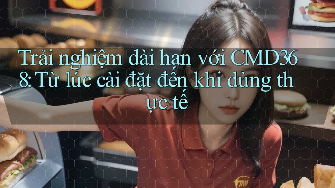 Trải nghiệm dài hạn với CMD368: Từ lúc cài đặt đến khi dùng thực tế