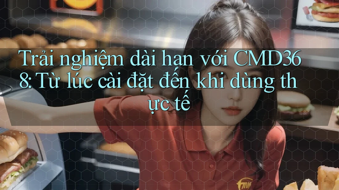 Trải nghiệm dài hạn với CMD368: Từ lúc cài đặt đến khi dùng thực tế