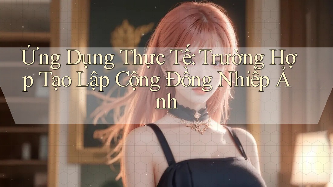 Ứng Dụng Thực Tế: Trường Hợp Tạo Lập Cộng Đồng Nhiếp Ảnh