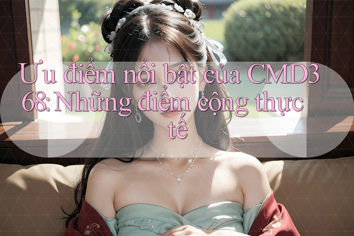 Ưu điểm nổi bật của CMD368: Những điểm cộng thực tế